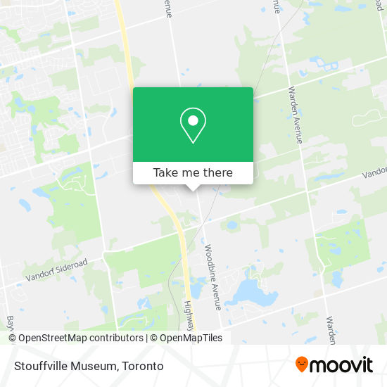 Stouffville Museum map