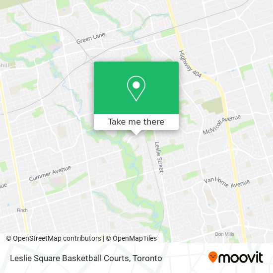 Leslie Square Basketball Courts map