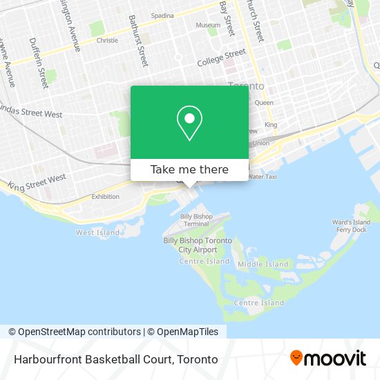 Harbourfront Basketball Court map