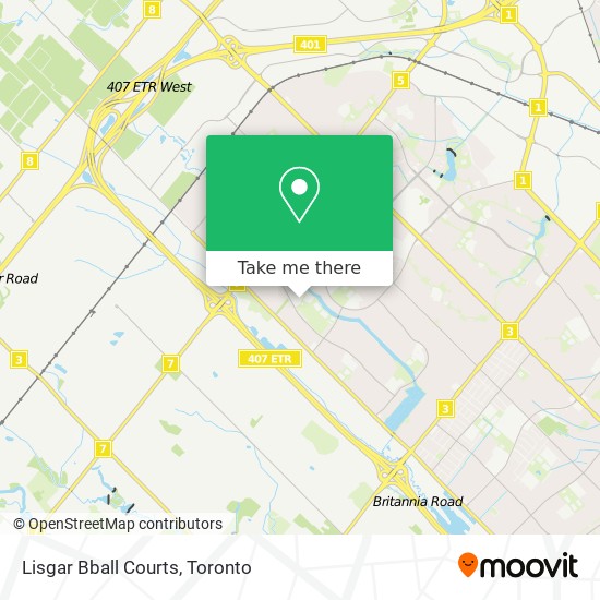 Lisgar Bball Courts map