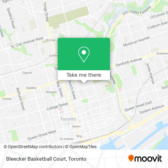 Bleecker Basketball Court map