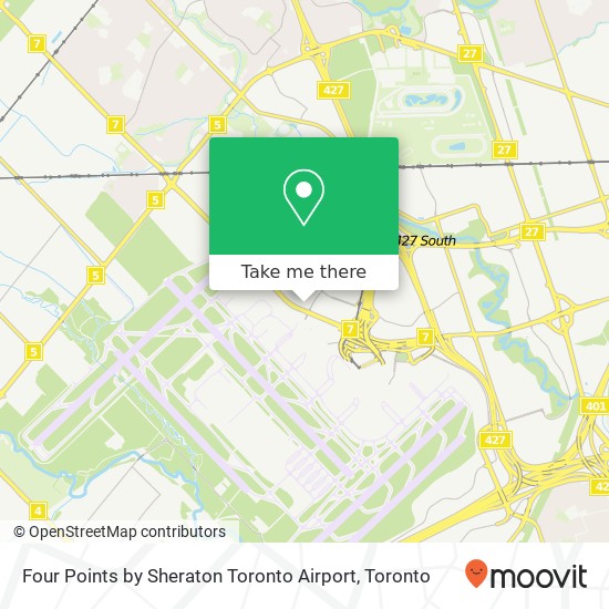Four Points by Sheraton Toronto Airport map
