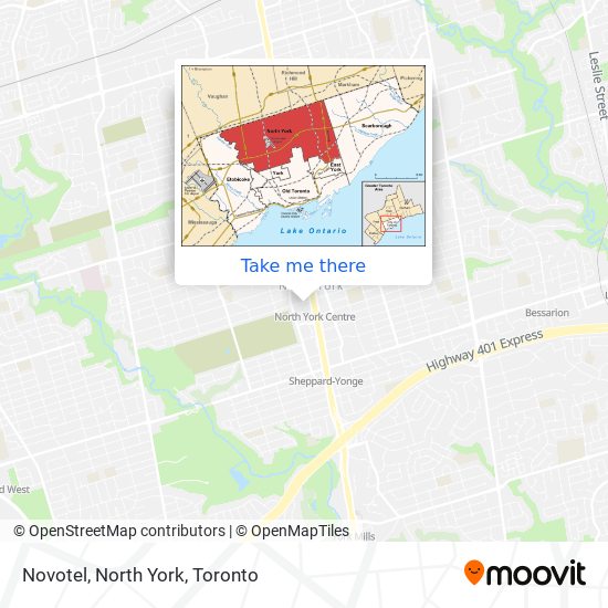 Novotel, North York map