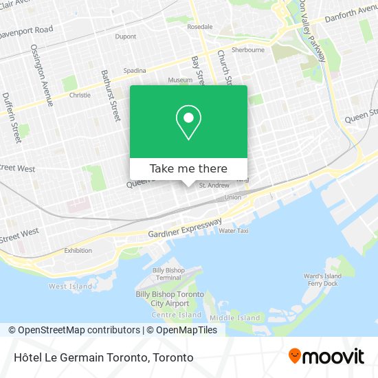 Hôtel Le Germain Toronto plan