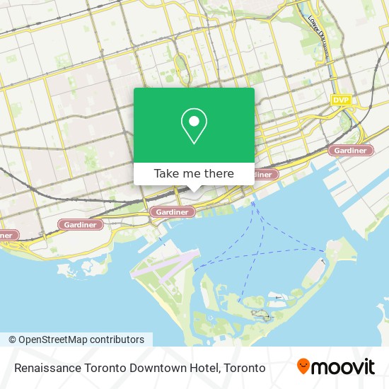 Renaissance Toronto Downtown Hotel map