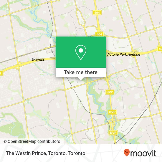 The Westin Prince, Toronto plan