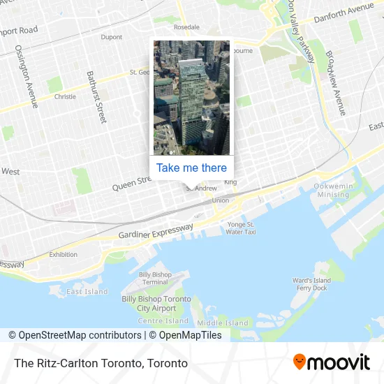 The Ritz-Carlton Toronto map