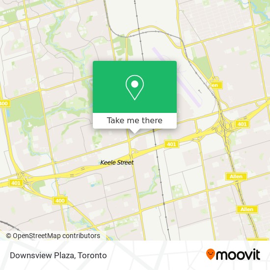 Downsview Plaza map