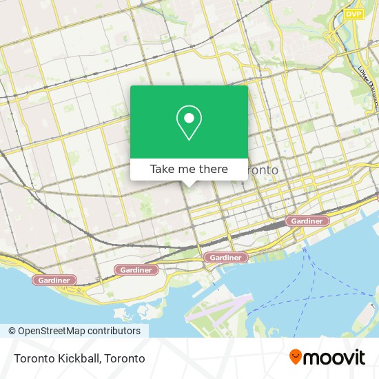 Toronto Kickball map