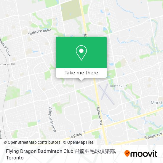 Flying Dragon Badminton Club 飛龍羽毛球俱樂部 plan