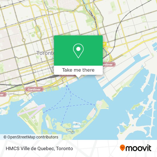 HMCS Ville de Quebec map