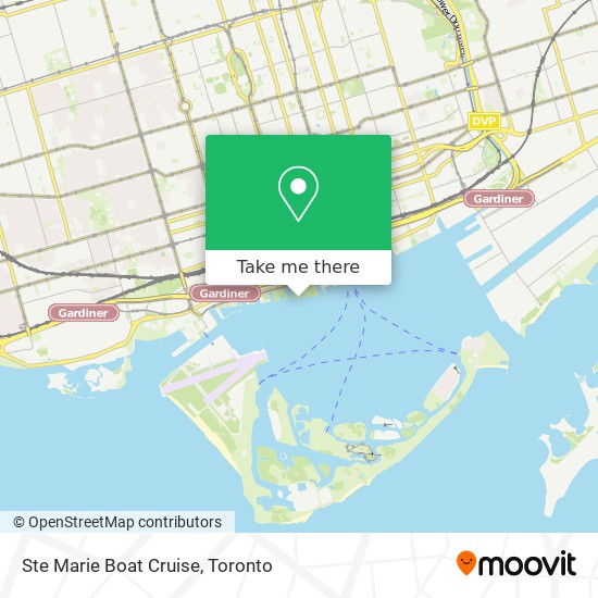 Ste Marie Boat Cruise map