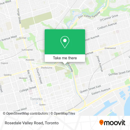 Rosedale Valley Road plan
