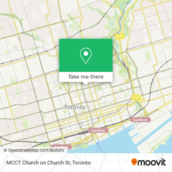 MCCT Church on Church St map