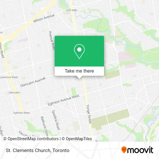 St. Clements Church map