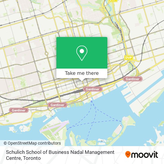 Schulich School of Business Nadal Management Centre map
