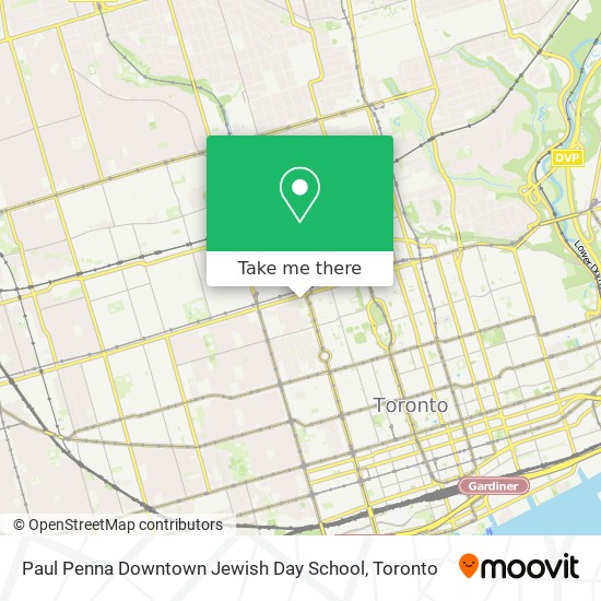 Paul Penna Downtown Jewish Day School map