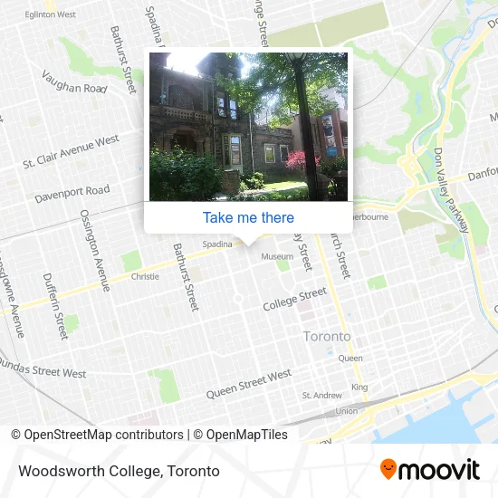 Woodsworth College map