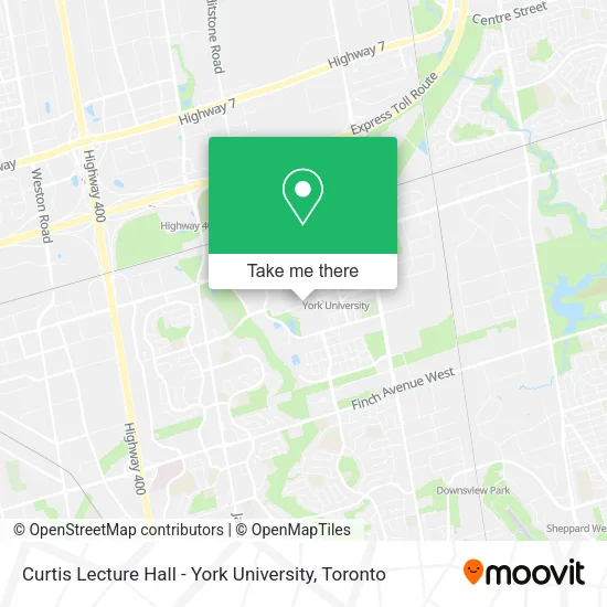 Curtis Lecture Hall - York University plan