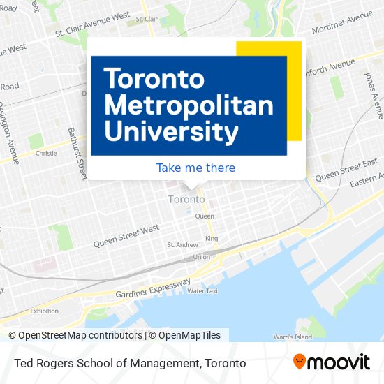 Ted Rogers School of Management map