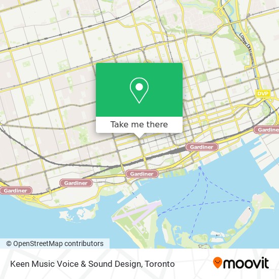 Keen Music Voice & Sound Design map
