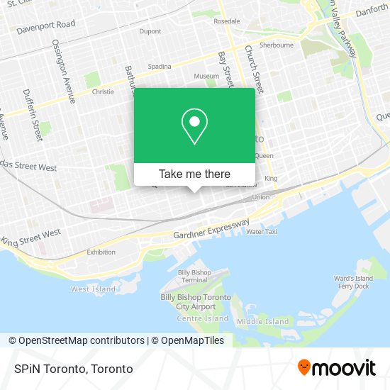 SPiN Toronto map
