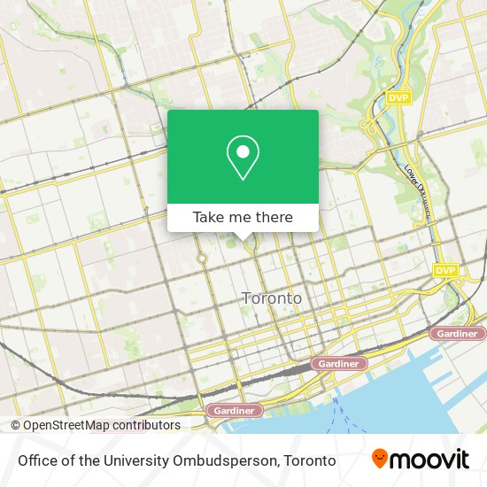 Office of the University Ombudsperson map