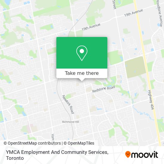 YMCA Employment And Community Services map