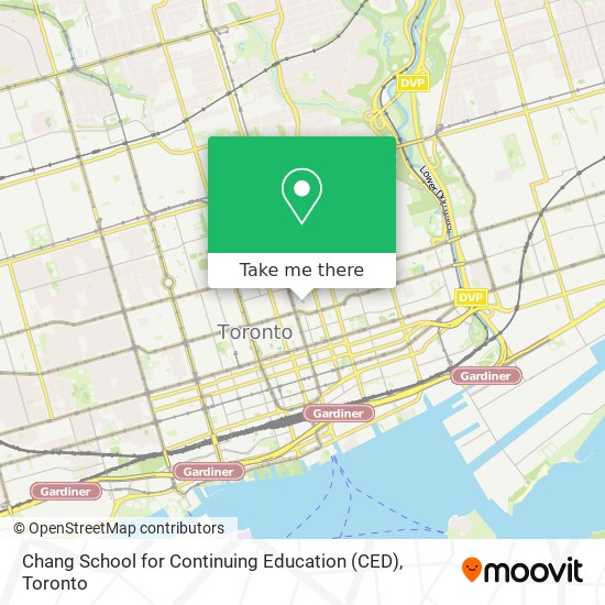 Chang School for Continuing Education (CED) plan