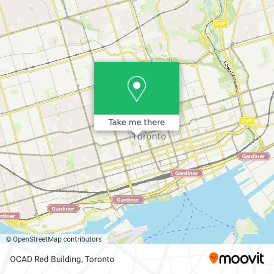 OCAD Red Building map