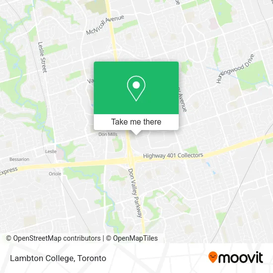 Lambton College map