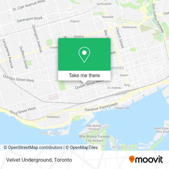 Velvet Underground map