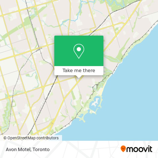 Avon Motel map