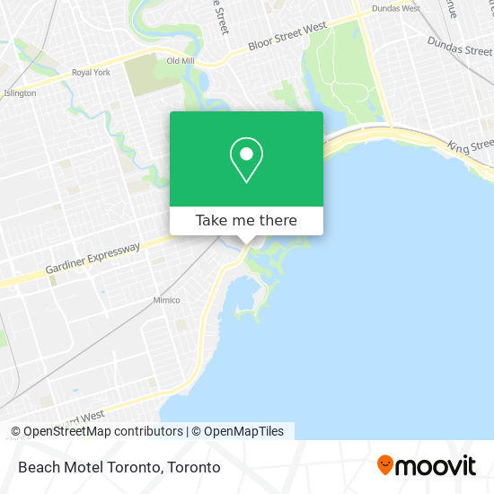 Beach Motel Toronto plan