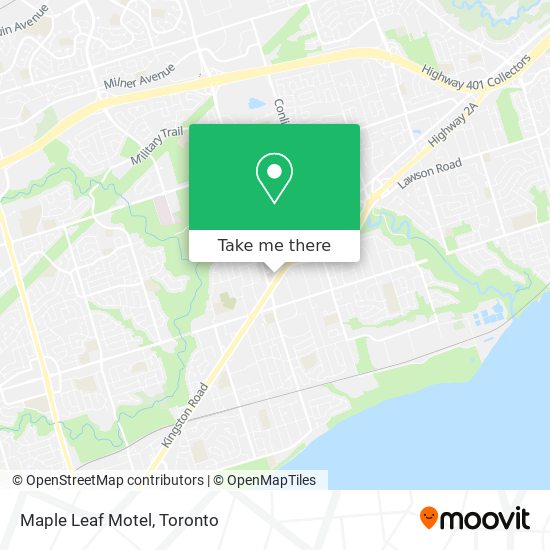 Maple Leaf Motel map