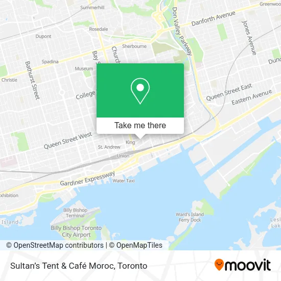 Sultan’s Tent & Café Moroc map
