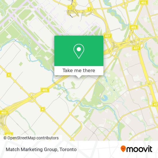 Match Marketing Group map