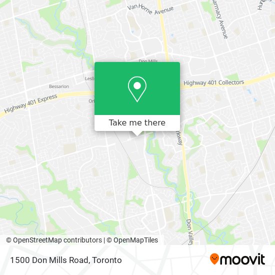 1500 Don Mills Road map