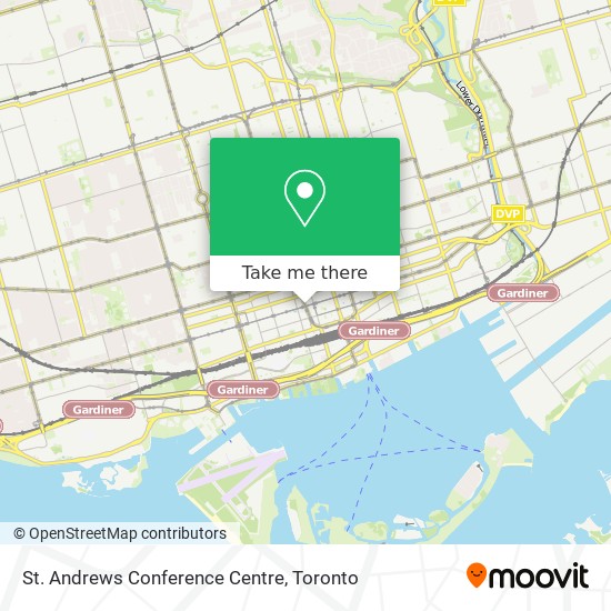 St. Andrews Conference Centre map