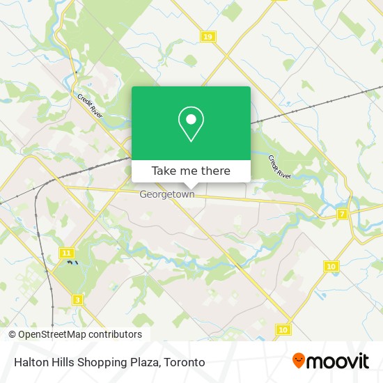 Halton Hills Shopping Plaza map