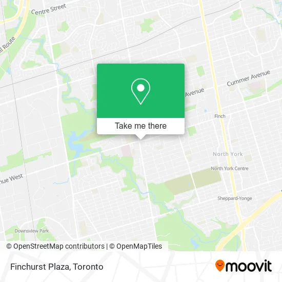 Finchurst Plaza map