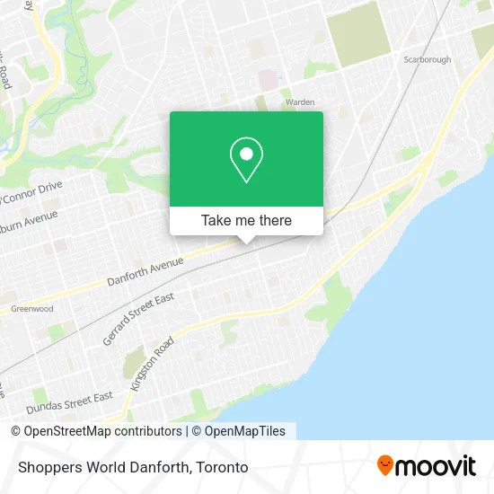 Shoppers World Danforth map
