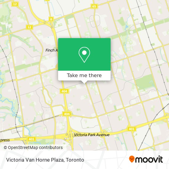 Victoria Van Horne Plaza map