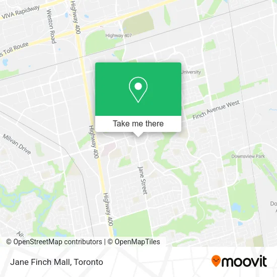 Jane Finch Mall map
