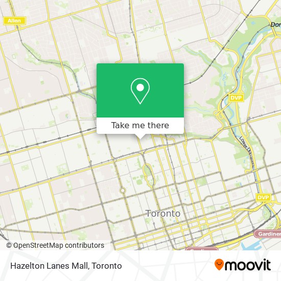 Hazelton Lanes Mall map
