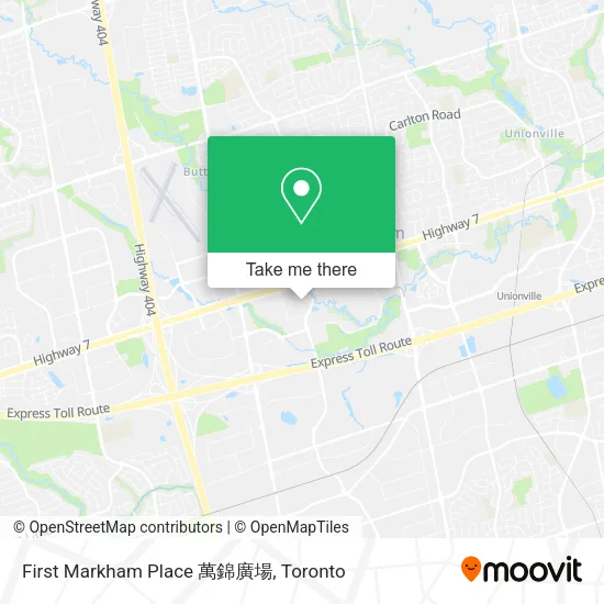 First Markham Place 萬錦廣場 map