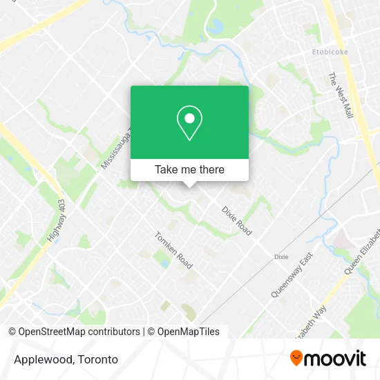 Applewood map
