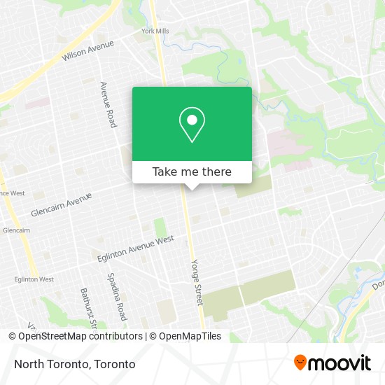 North Toronto map
