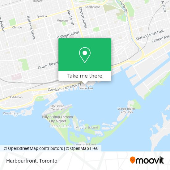 Harbourfront map