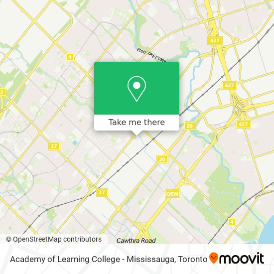 Academy of Learning College - Mississauga plan